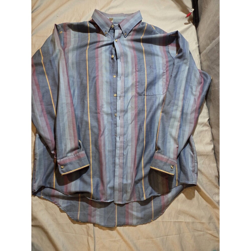 Oakton Limited Men’s Western Striped Button Down Size 2XL TALL/XTALL